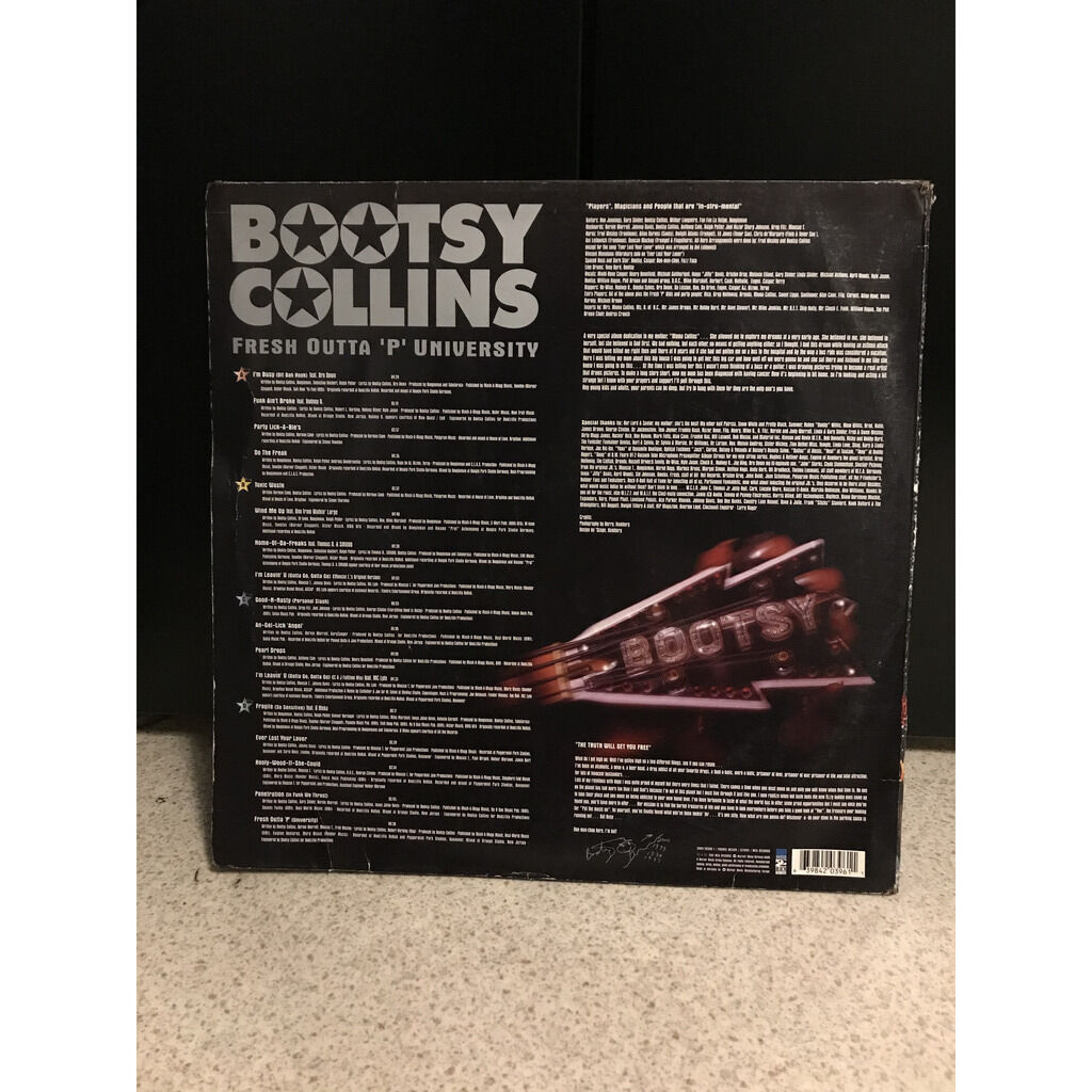BOOTSY COLLINS fresh outta 'p' university, LP X 2 for sale on