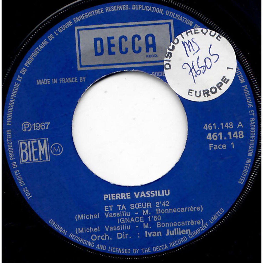  PIERRE VASSILIU  -  éléonore / et ta sœur 