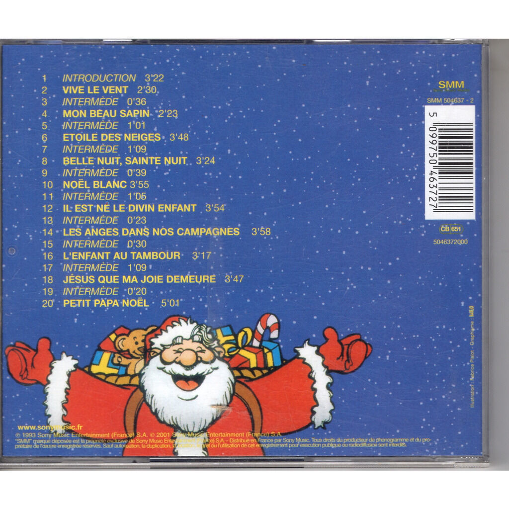 Les plus belles chansons du père noel 10 titres vive le vent / l