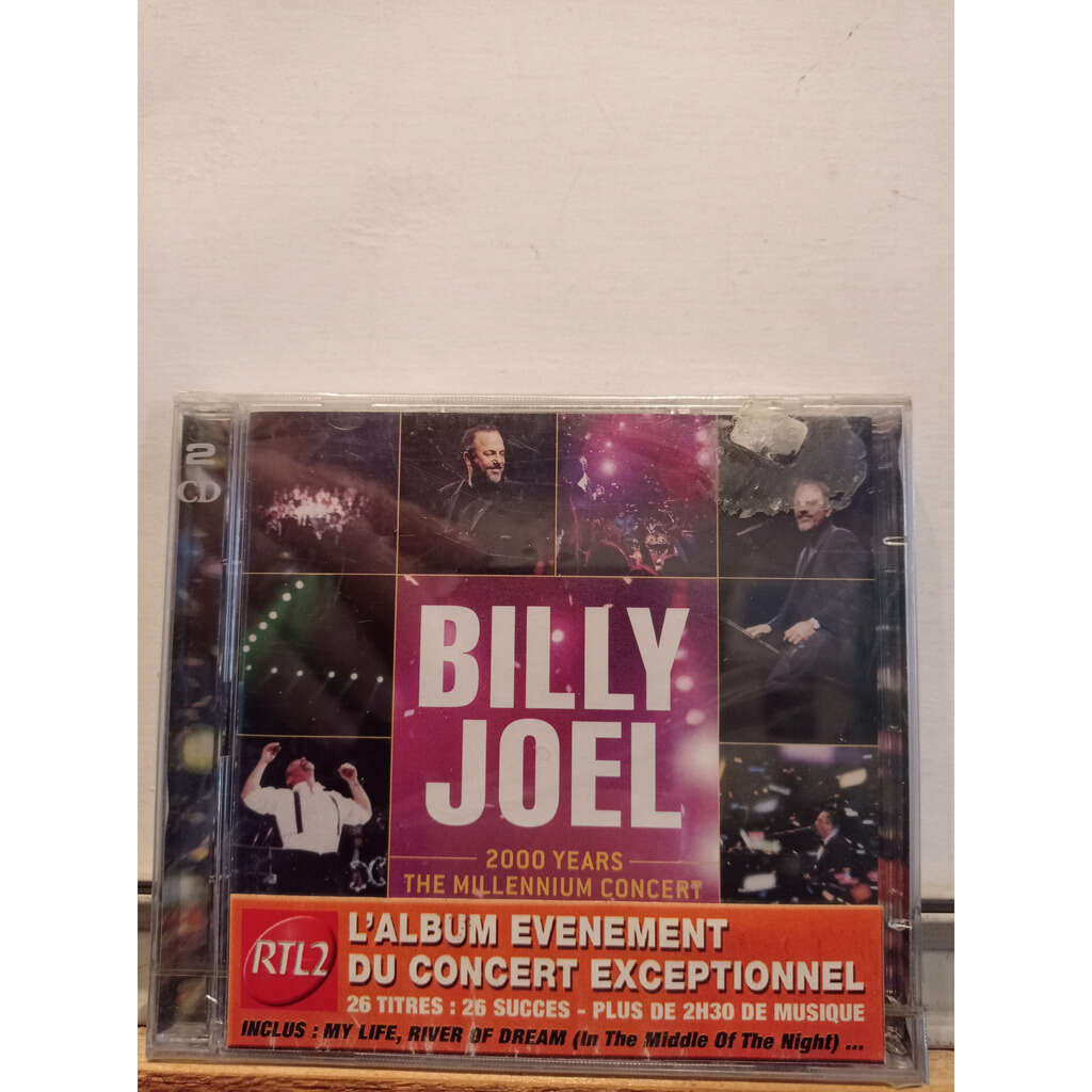 2000 years the millennium concert by Billy Joel, CD x 2 with sammy
