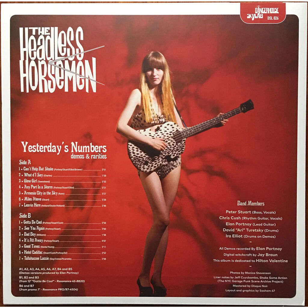  THE HEADLESS HORSEMEN  -  yesterday’s numbers (demos & rarities) 