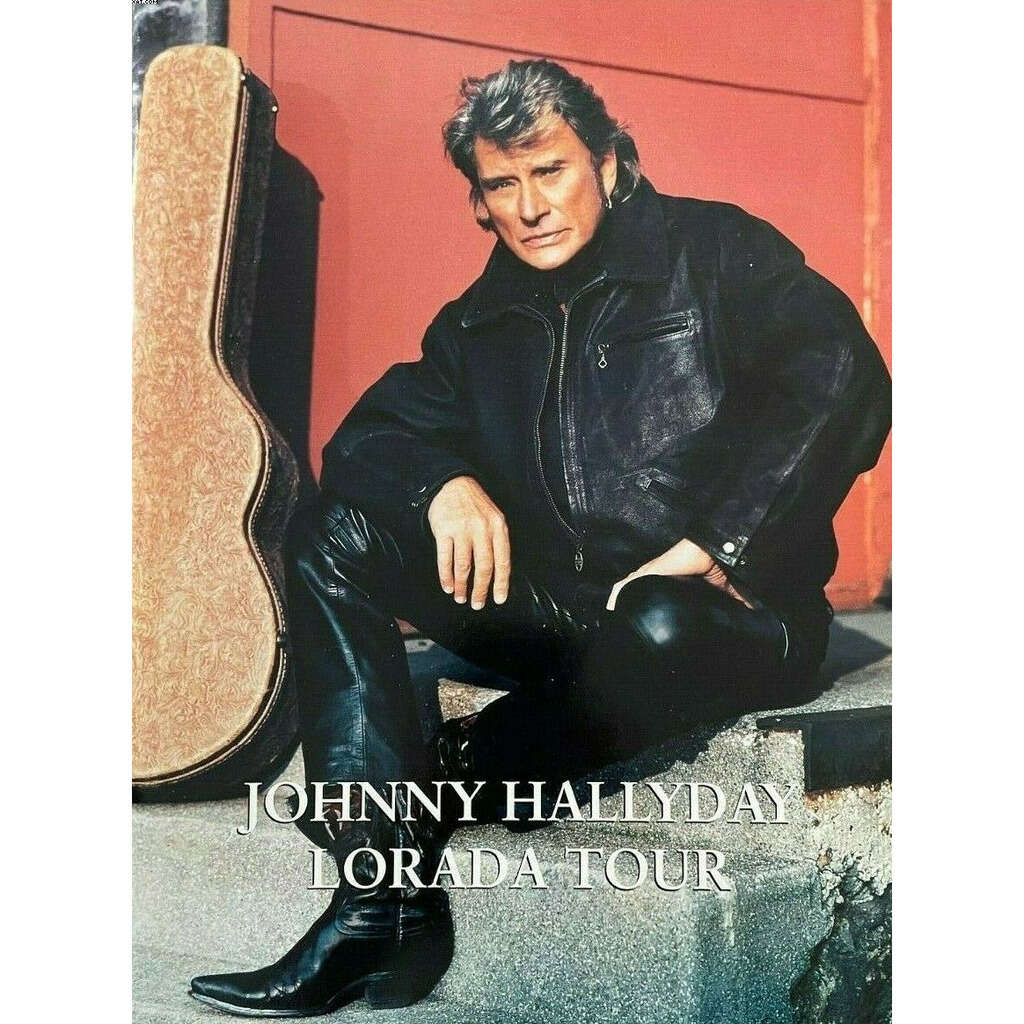 Lorada tour (tour book) de Johnny Hallyday, Partitura con ultime Ref