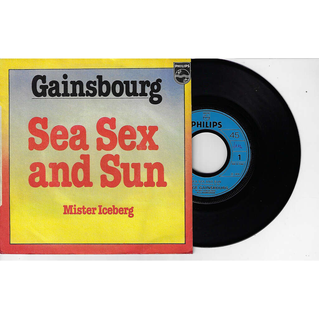 Sea sex and sun / mister iceberg by Serge Gainsbourg, 7inch (SP) x 2 with  promudis - Ref:115760018