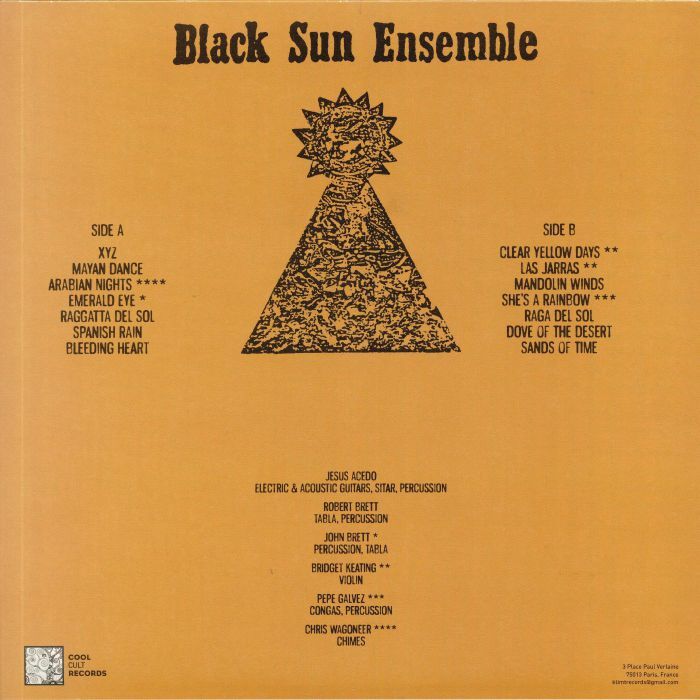  Black Sun Ensemble  -  raga del sol 