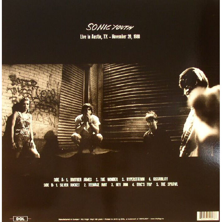  Sonic Youth  -  live in austin – november 26, 1988 