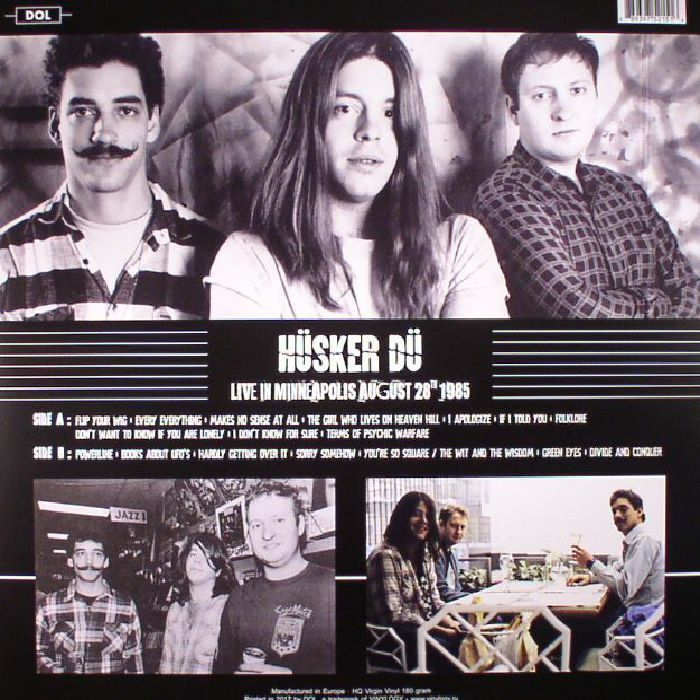  Hüsker Dü  -  live in minneapolis, august 28th 1985 