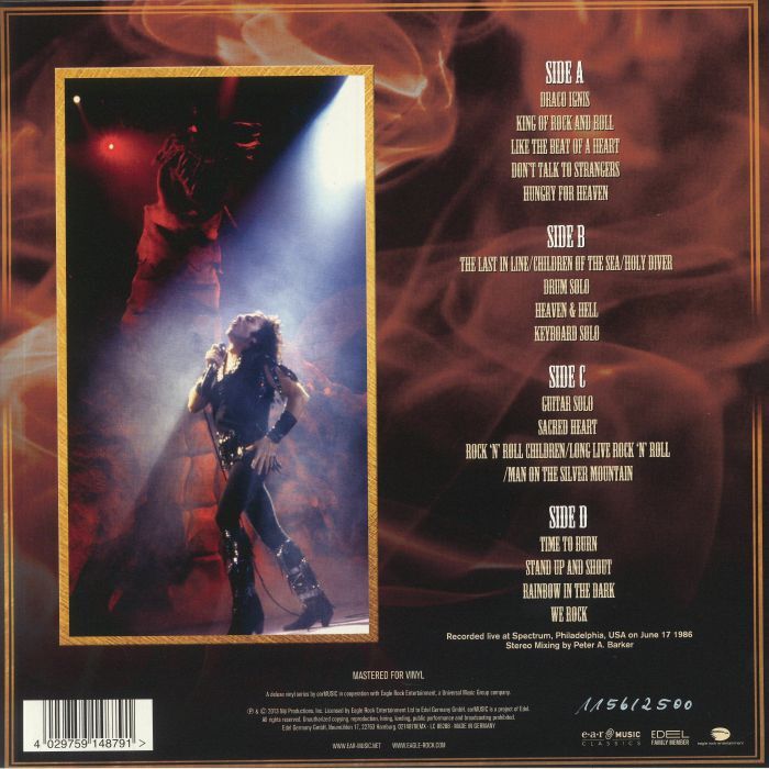 Finding the sacred heart – live in philly  by Dio, LP x