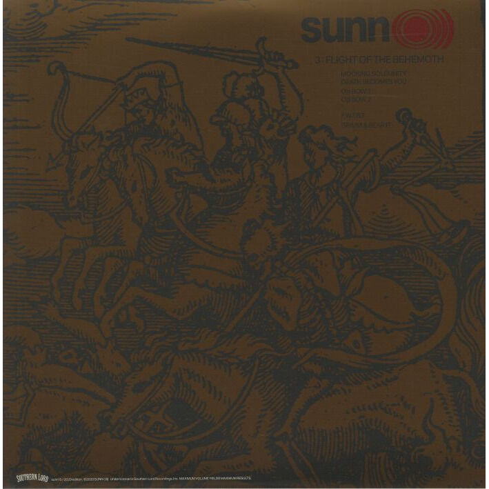  Sunn O)))  -  3: flight of the behemoth (2xlp) record store day black friday 2020 