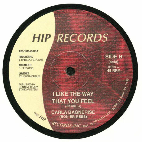  CARLA BAGNERISE  -  special thing / i like the way that you feel 