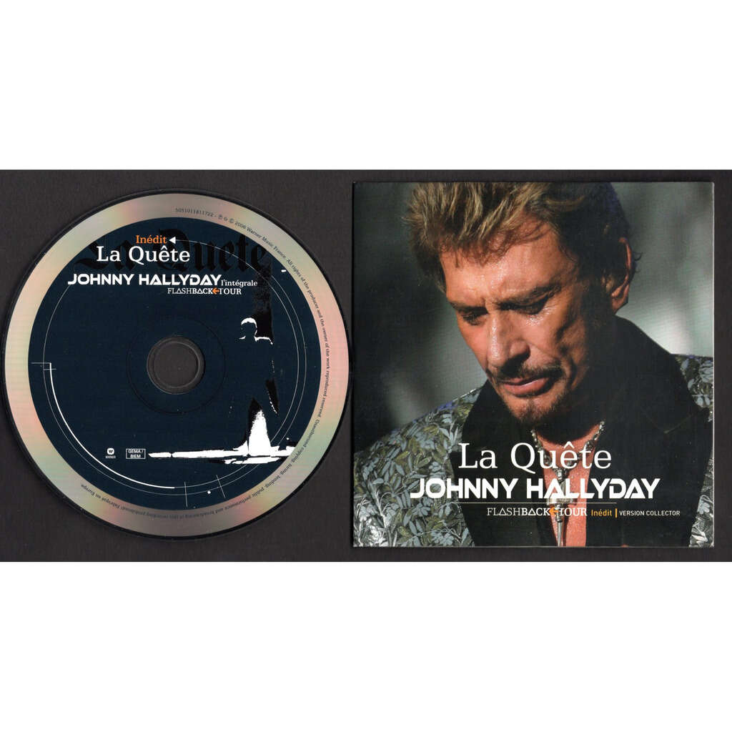 JOHNNY HALLYDAY .. ( FRED BLONDIN . JACQUES BREL ) LA QUETE ( INEDIT ) - MON PLUS BEAU NOEL ( LIVE ) .. .. + CLIP VIDEO ' LA QUETE ' .. .. .. .. .. CARDSLEEVE