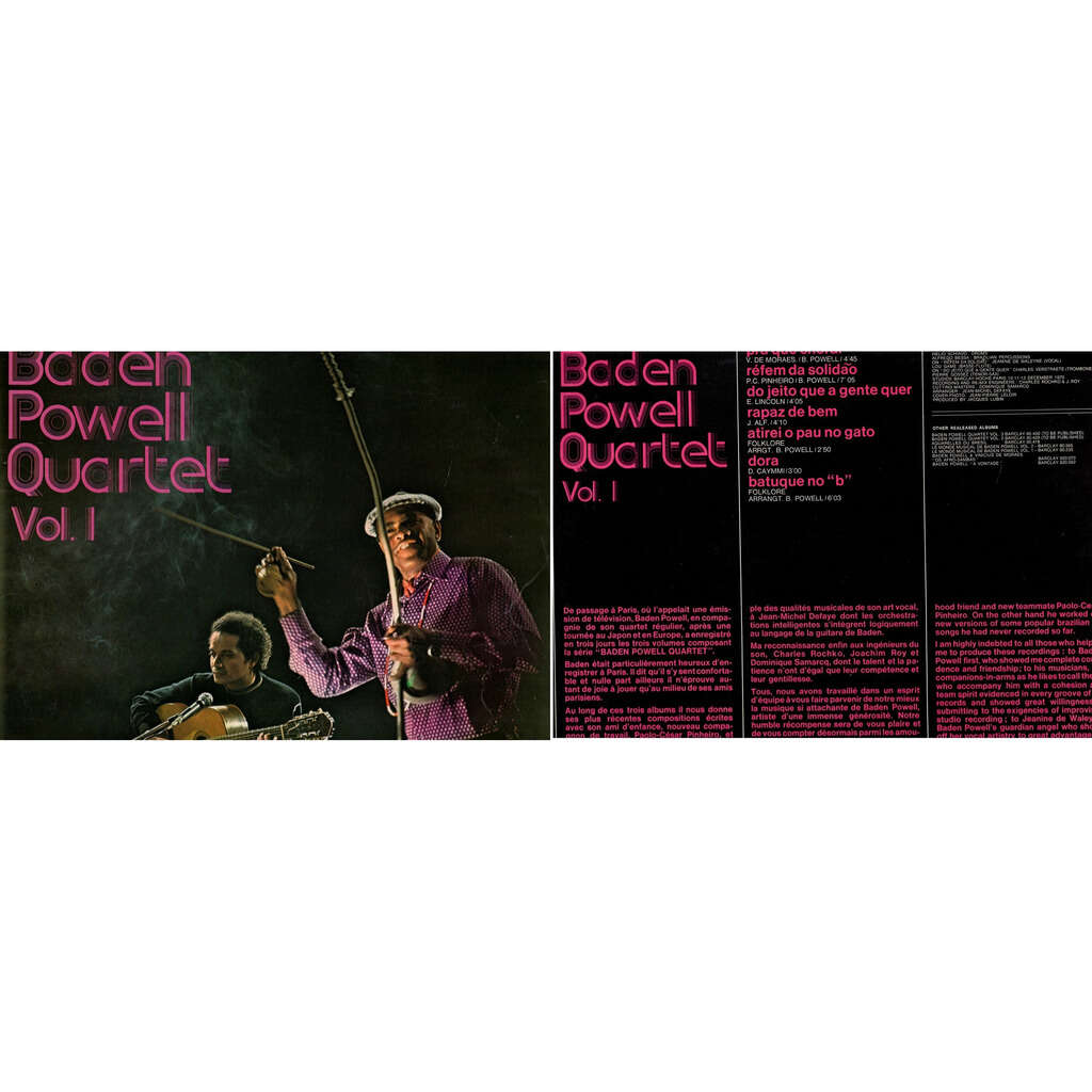 Baden powell quartet vol 1 7 titres de Baden Powell Quartet, 33T chez