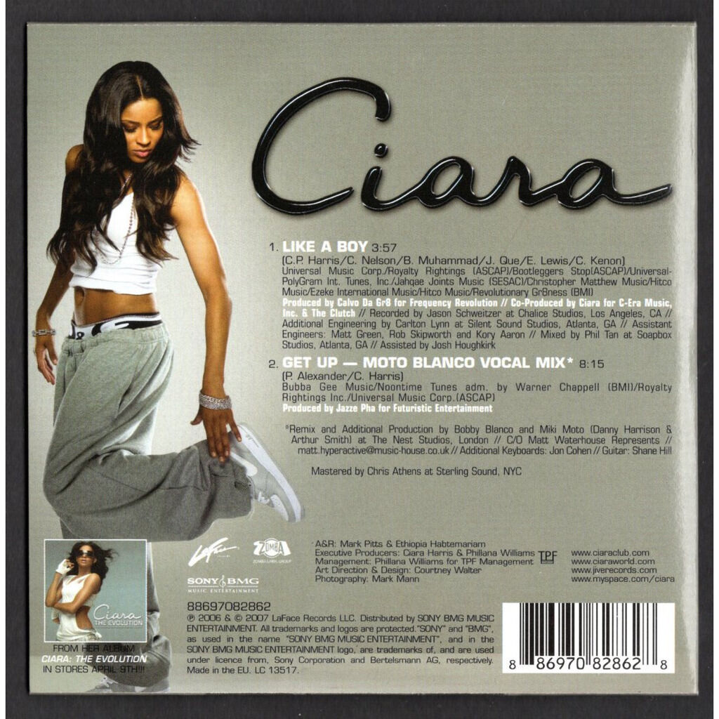 album art for ciara like a boy album