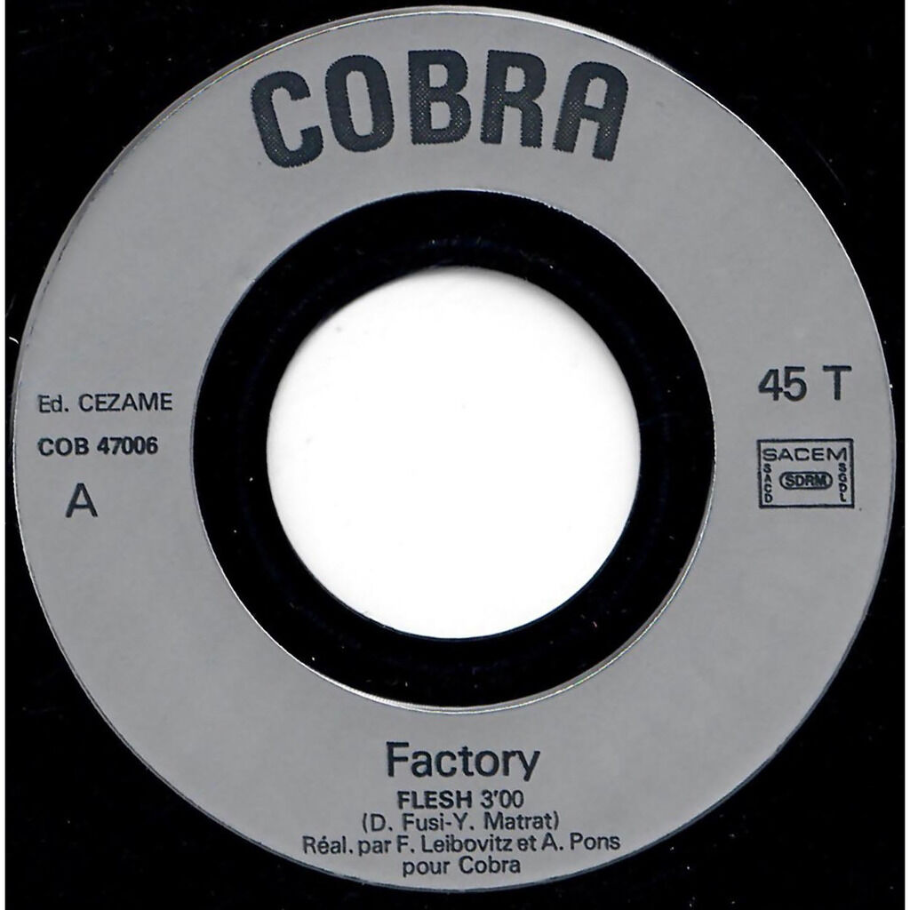  FACTORY  -  flesh / w.c. rock 