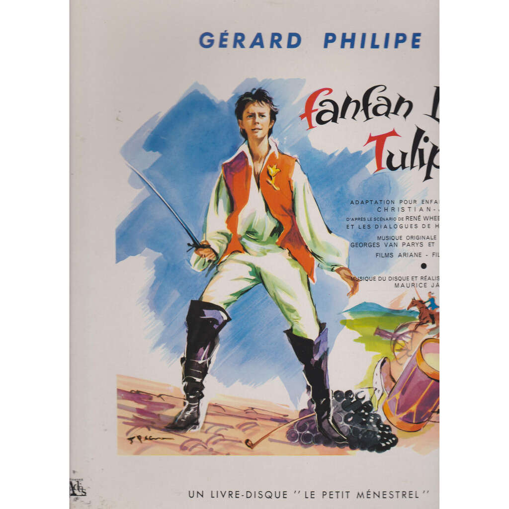 Fanfan la tulipe de Gérard Philipe, 33T + Livre chez prenaud Ref