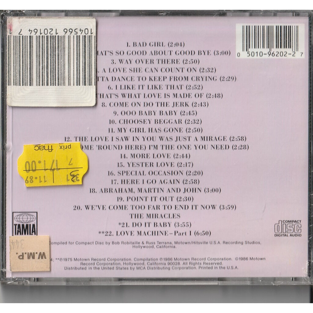  smokey robinson  -  22 greatest hits 