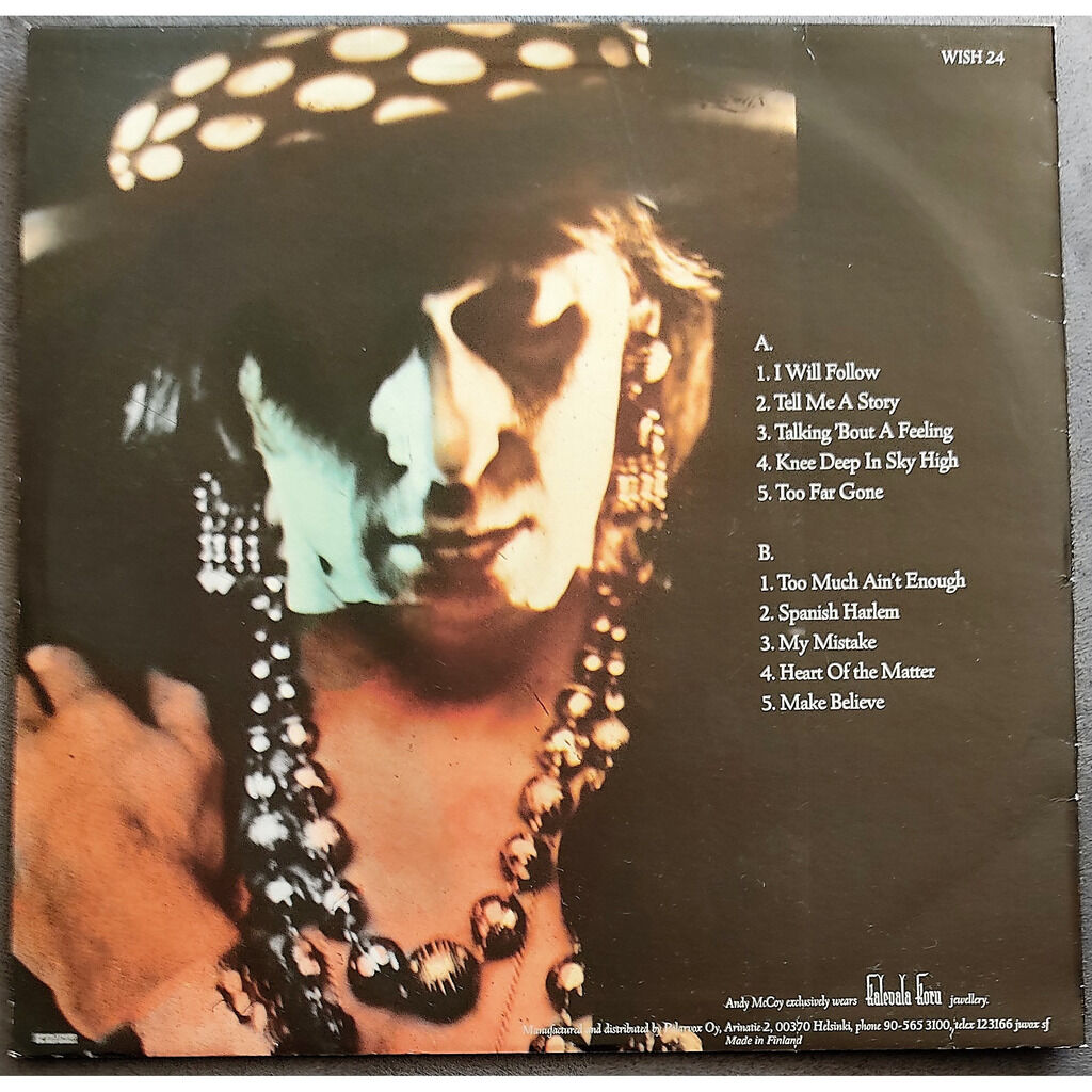 Too much ain't enough - Andy Mccoy / Hanoi Rocks - ( LP ) - セラー