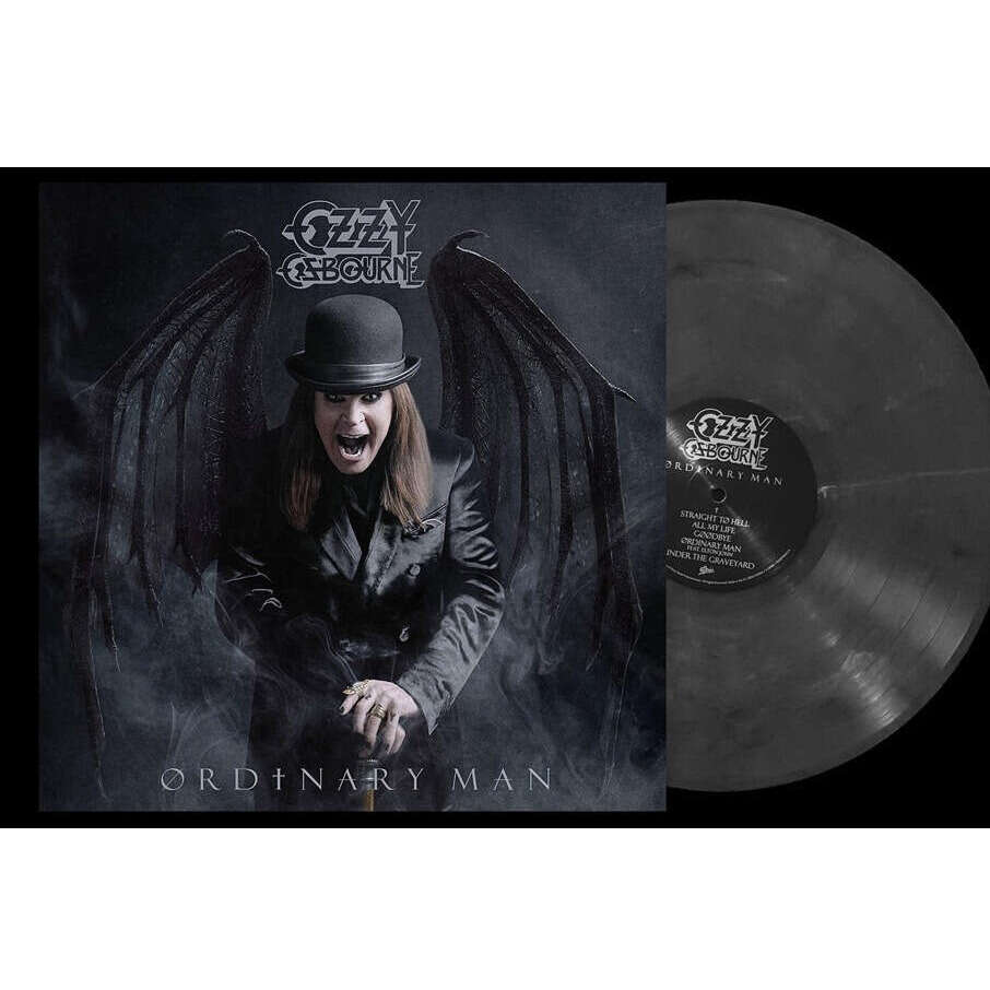 Ozzy Osbourne Ordinary Man -Ltd Black, White & Grey Marbled Vinyl