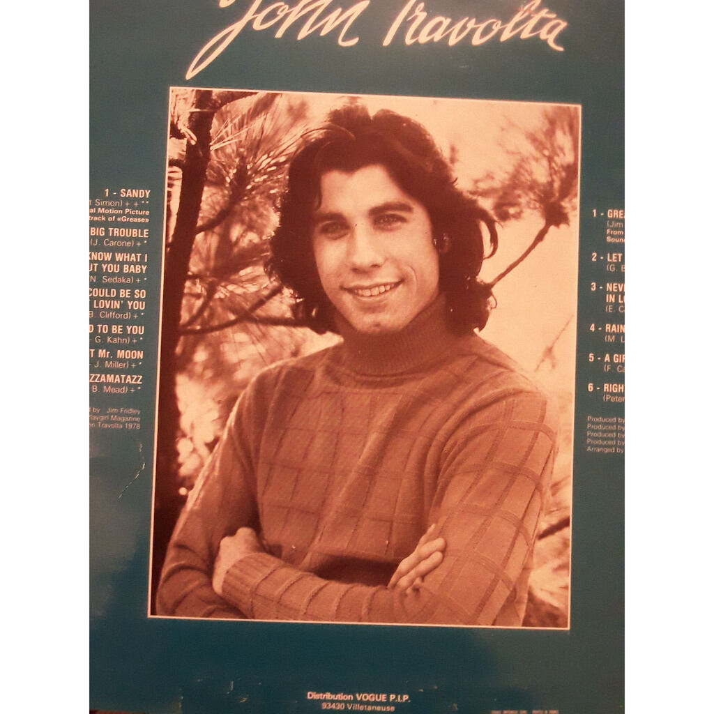 From the original grease.france (red record color) by John Travolta, LP with lamjalil Ref