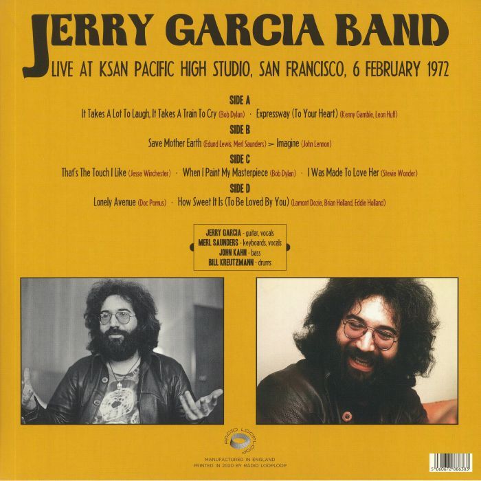  The Jerry Garcia Band  -  live at ksan pacific high studio, san francisco, 6 february 1972 