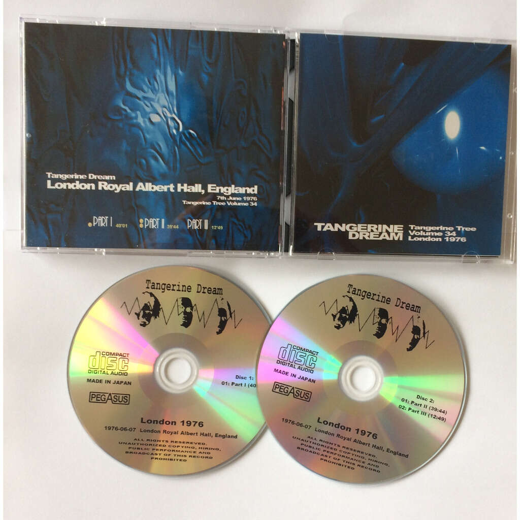 Royal albert hall 1976 Tangerine Dream ( CD ) 売り手： galaxysounds