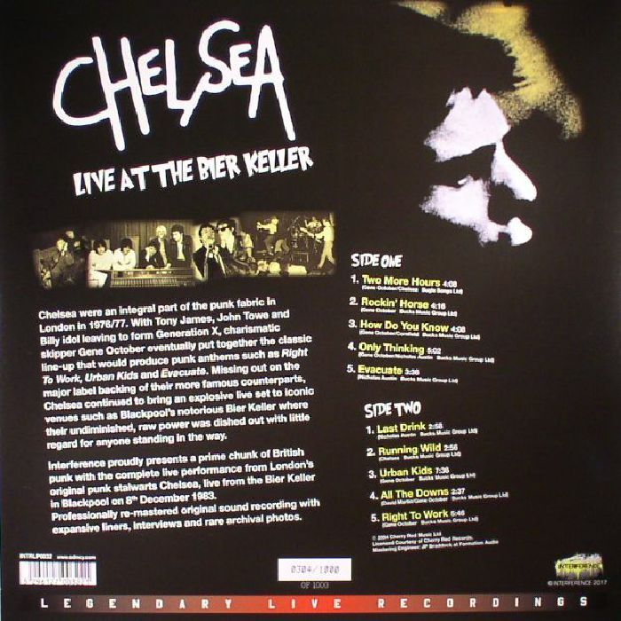  Chelsea  -  live at the bier keller 