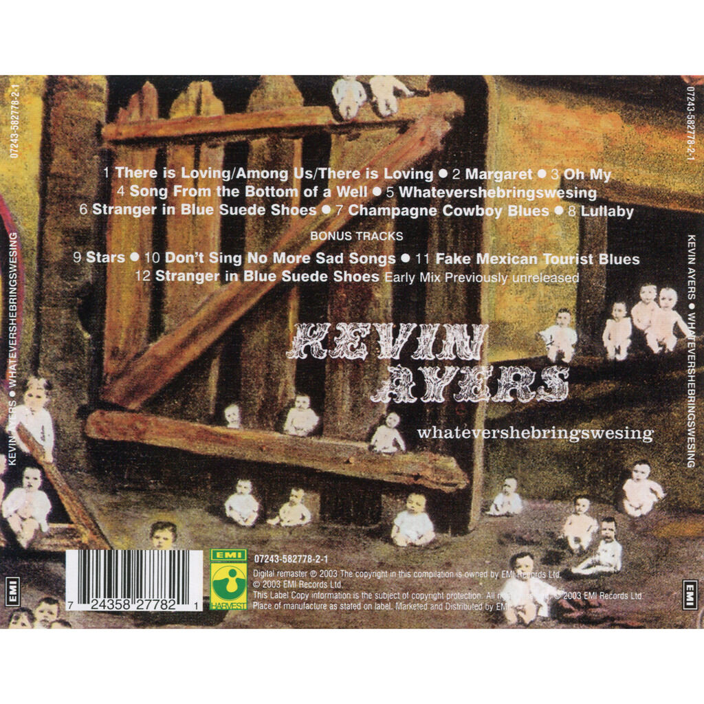 Whatevershebringswesing by Kevin Ayers, CD with solarfire - Ref