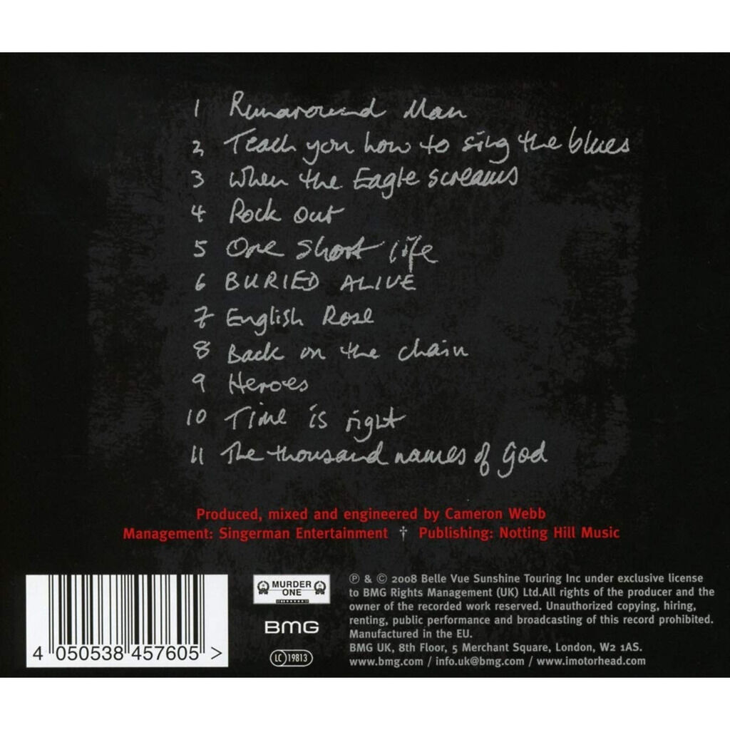  Motörhead  -  motörizer 