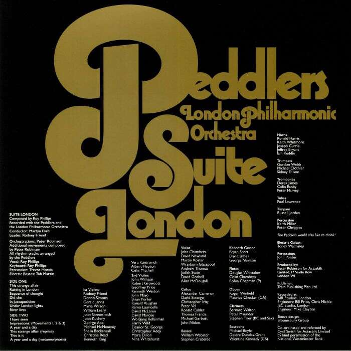 The Peddlers And The London Philharmonic Orchestra Suite London