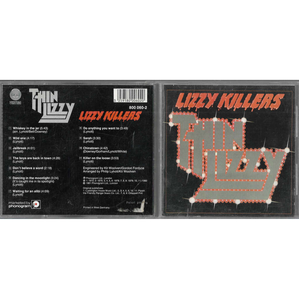 Thin Lizzy Lizzy killers (compilation, 1981)