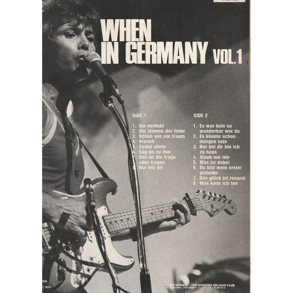  cliff richard  -  when in germany vol 1 
