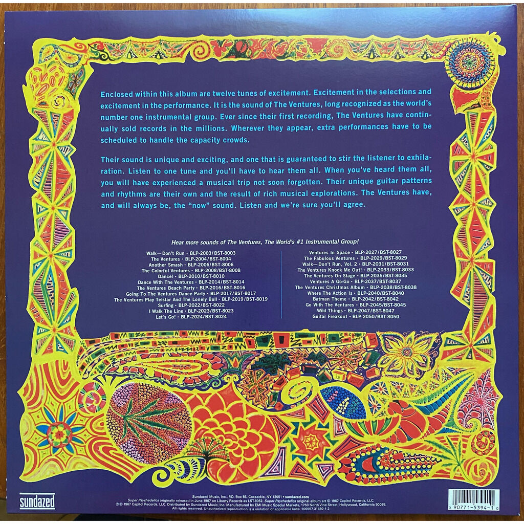  THE VENTURES  -  super psychedelics 