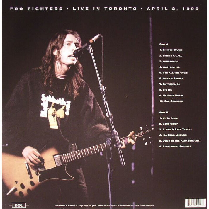  Foo Fighters / NIRVANA  -  live in toronto - 1996 