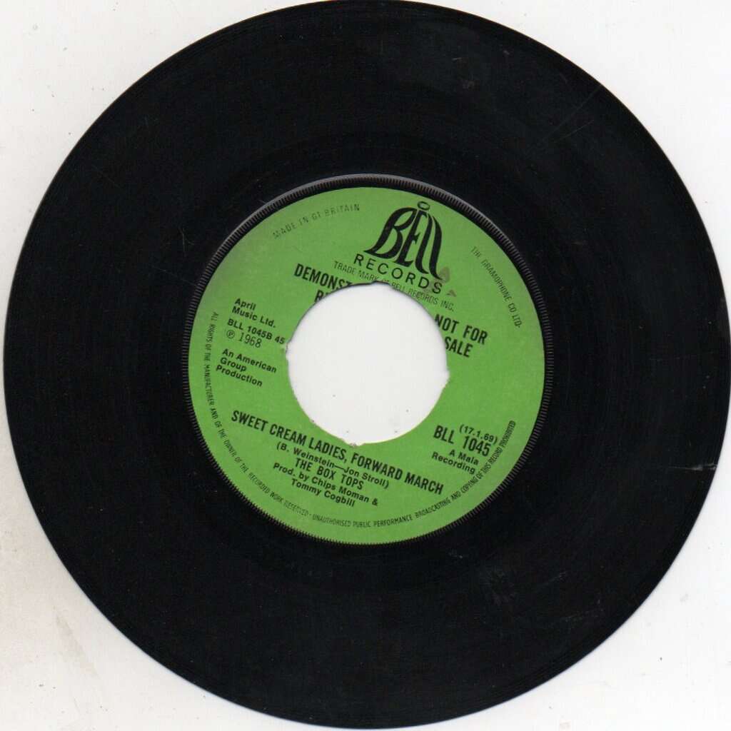 Sandman / sweet cream ladies, forward march promo de Box Tops, SP