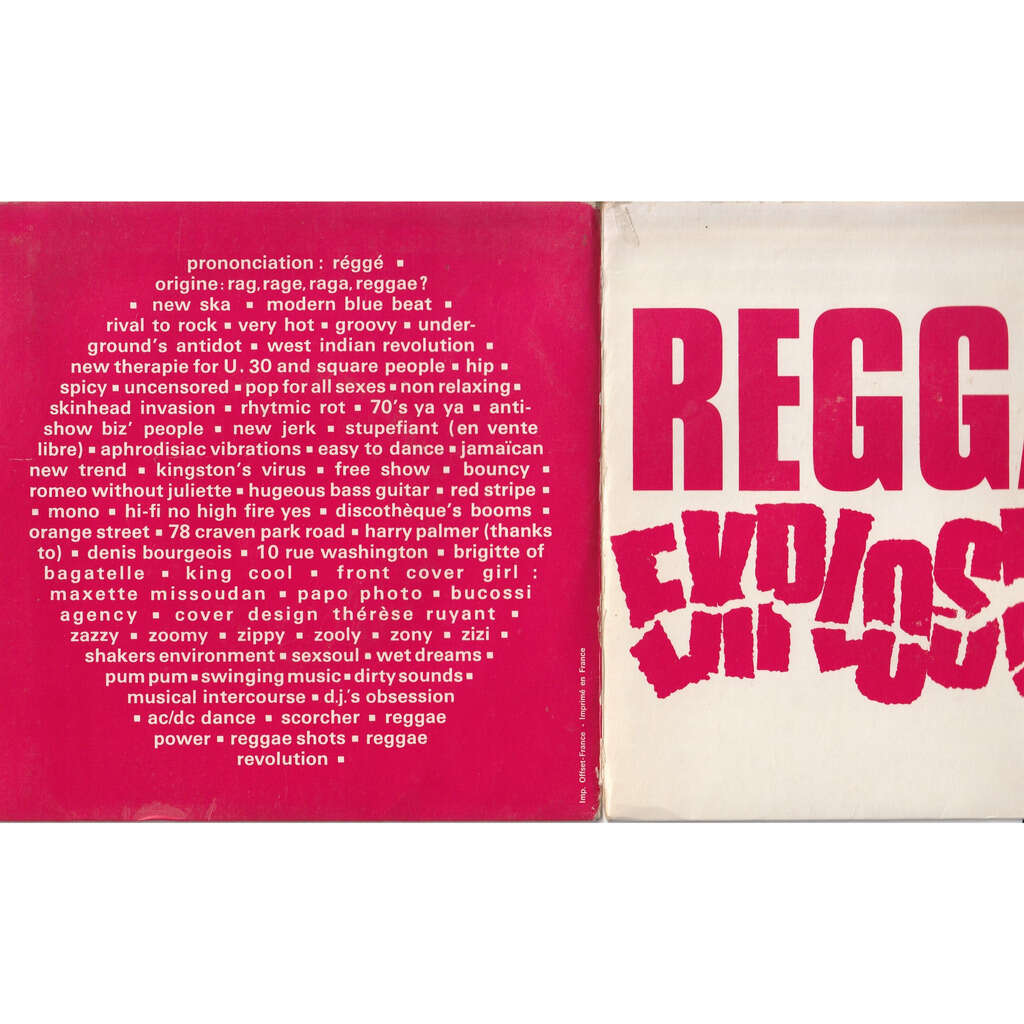  reggae explosion promo mono 