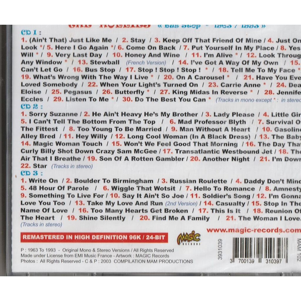  hollies  -  bus stop 1963/1993 