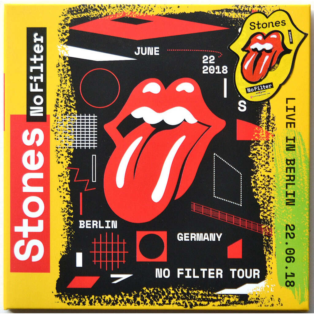 Live In Berlin Germany 2018 No Filter Tour 2cd Cardsleeve By The Rolling Stones Cd X 2 With 6928