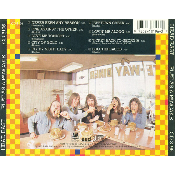 Flat as a pancake Head East ( CD ) 売り手： kamchatka Id120794382