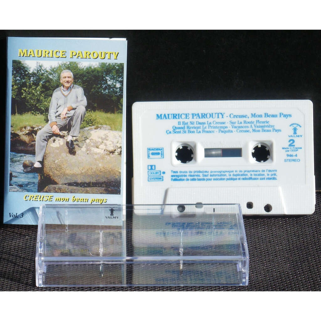 K7 Audio tape Cassette Maurice Parouty Creuse mon beau pays