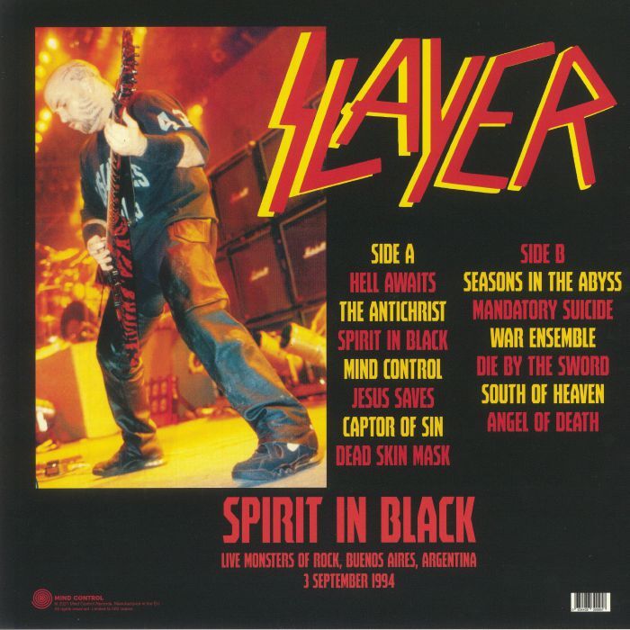  Slayer  -  spirit in black 