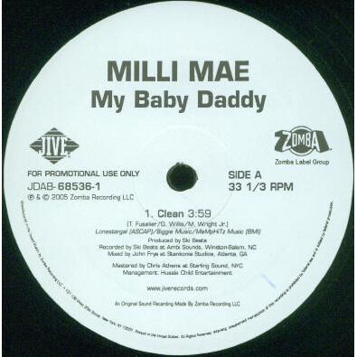  Milli mae  -  my baby daddy 
