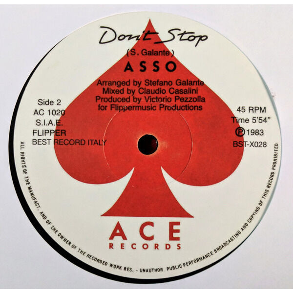  ASSO  -  do it again / don't stop 