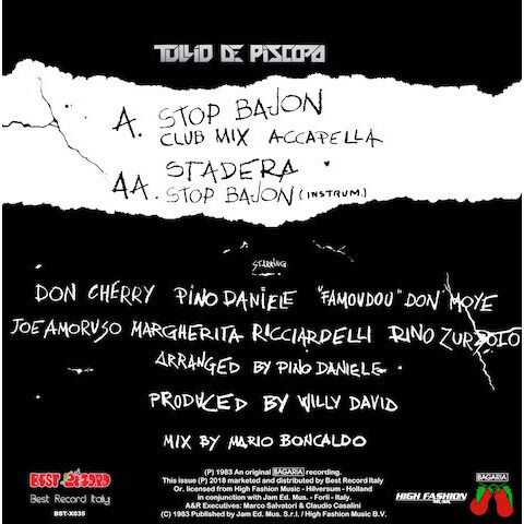  Tullio De Piscopo  -  stop bajon 