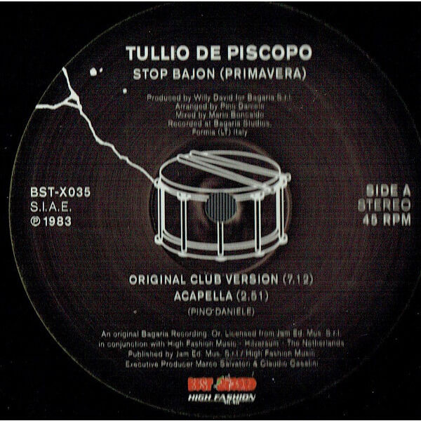  Tullio De Piscopo  -  stop bajon 