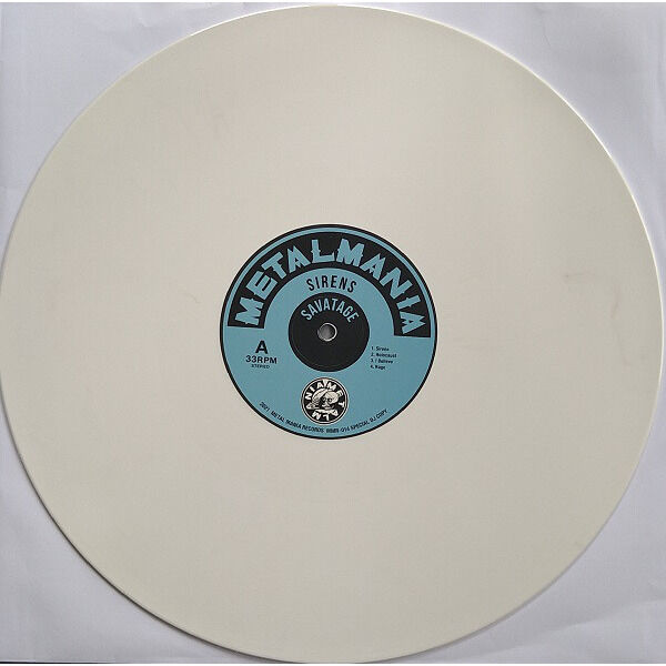  Savatage  -  sirens -white vinyl 