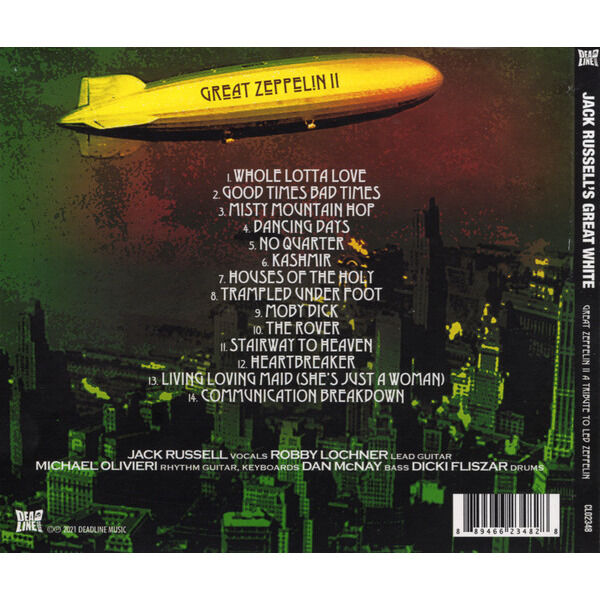 Great zeppelin ii a tribute to led zeppelin von Jack Russell'S Great White, CD bei kamchatka