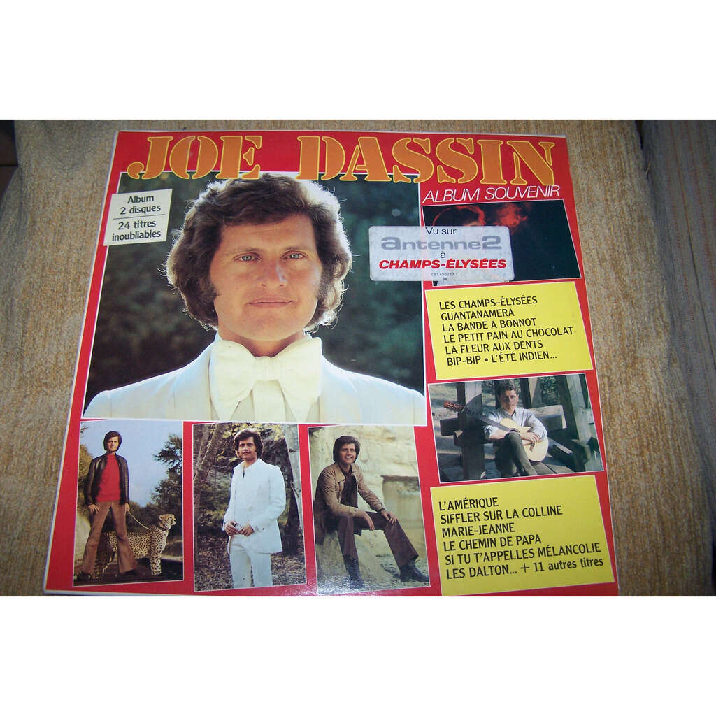 Album souvenir 2 lp de Joe Dassin, 33 1/3 RPM x 2 con hectorpic Ref