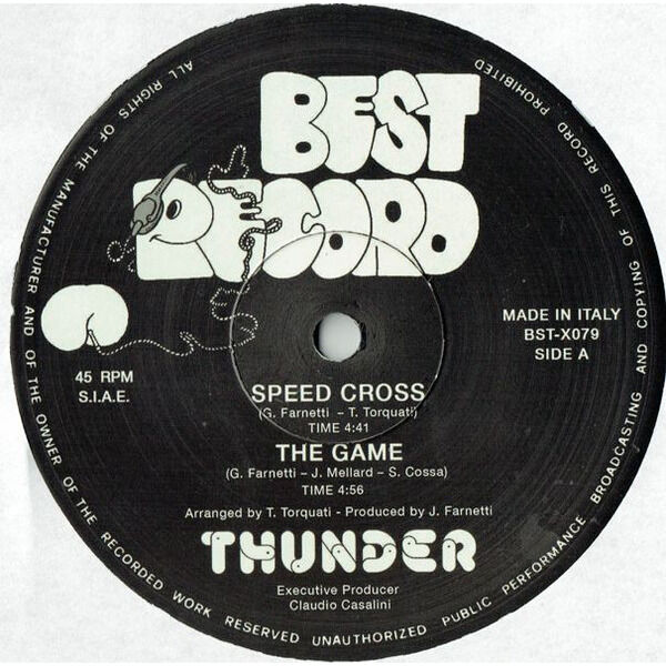  THUNDER  -  speed cross 