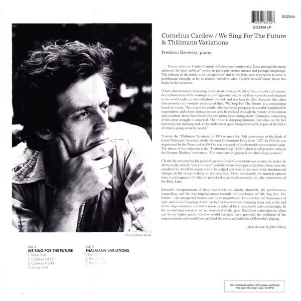  Cornelius Cardew  -  we sing for the future & thälmann variations 