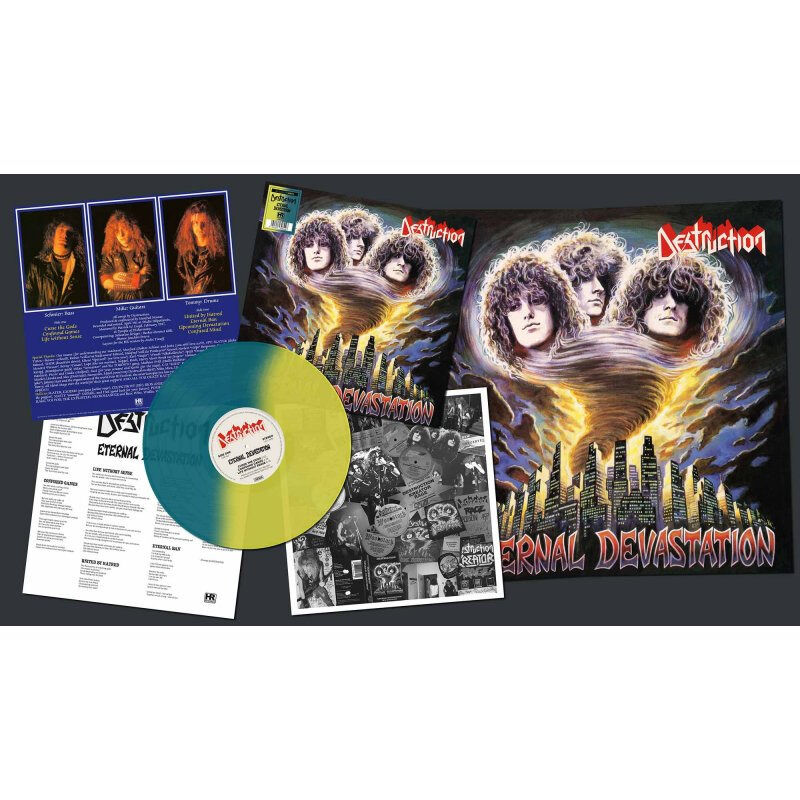 DESTRUCTION eternal devastation. bi-color vinyl, 33T 180-220 GR en