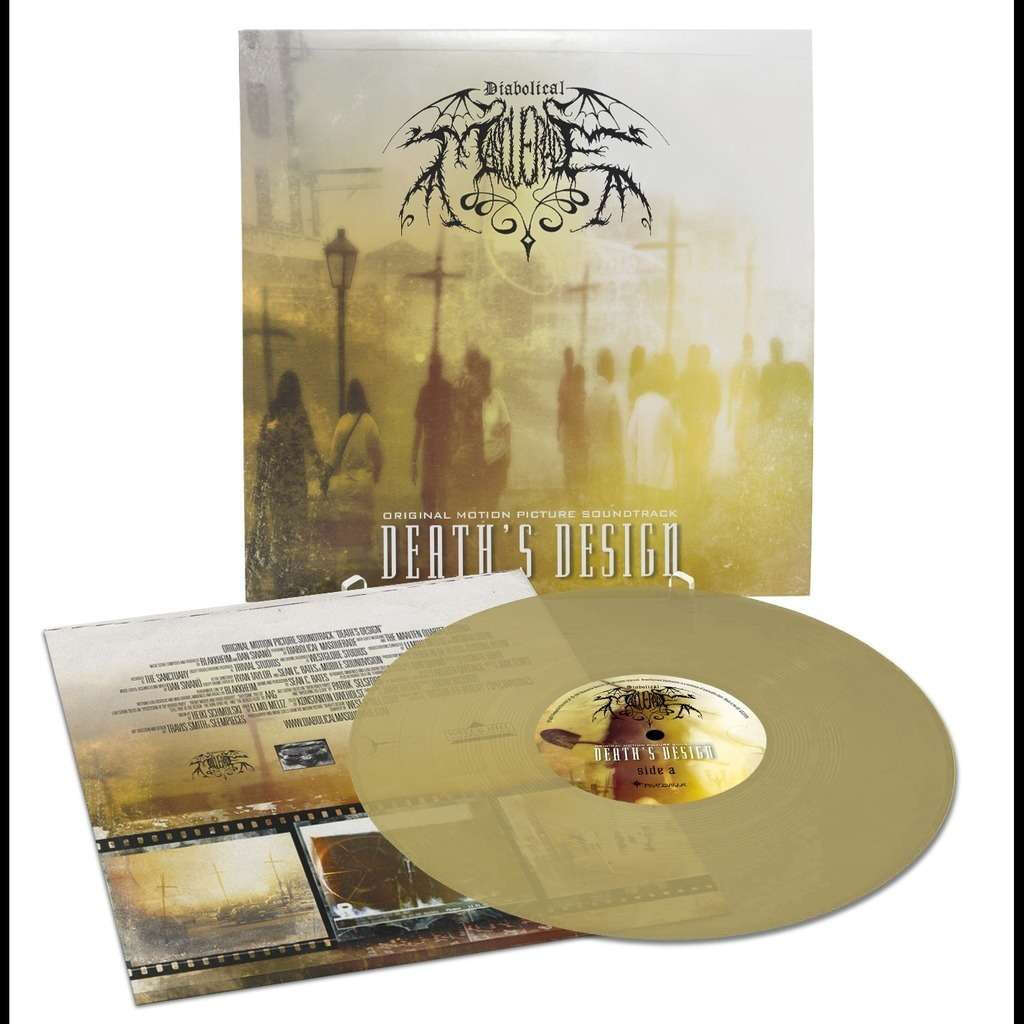 DIABOLICAL MASQUERADE death's design. gold vinyl, LP for sale on